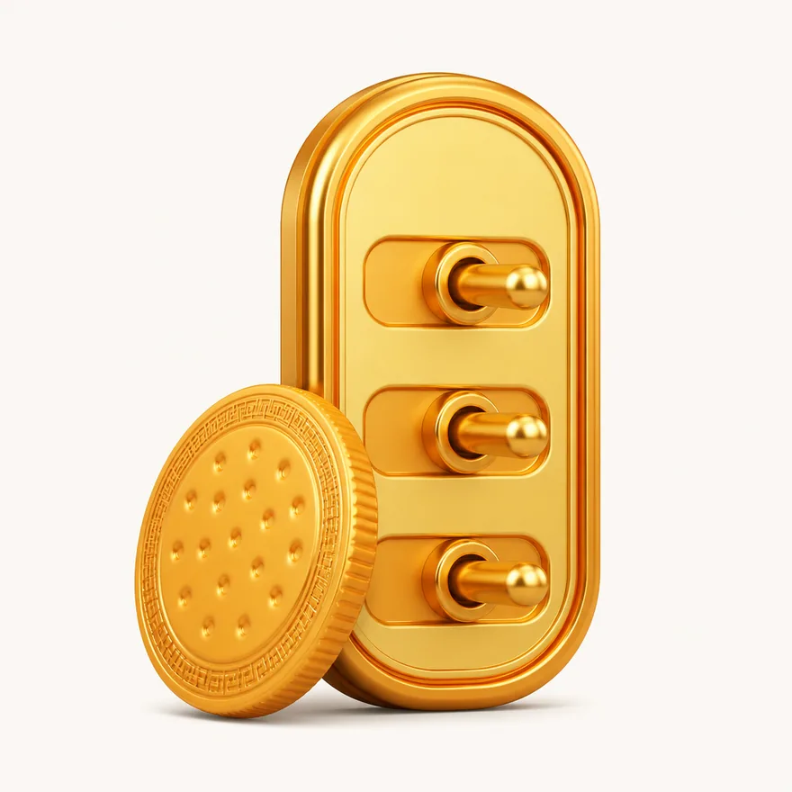 Biscuit with toggle panel — FatBet