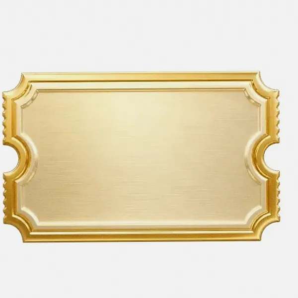 Blank ticket plaque — FatBet