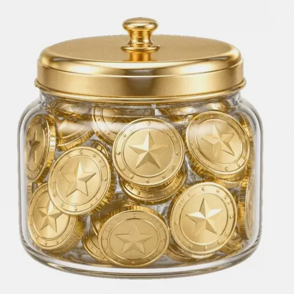 Coin-filled jar — FatBet